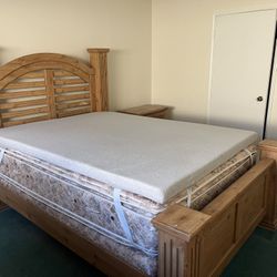 Wooden Bed Frame/headboard