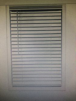 2” Faux Wood Blinds White 34.5”