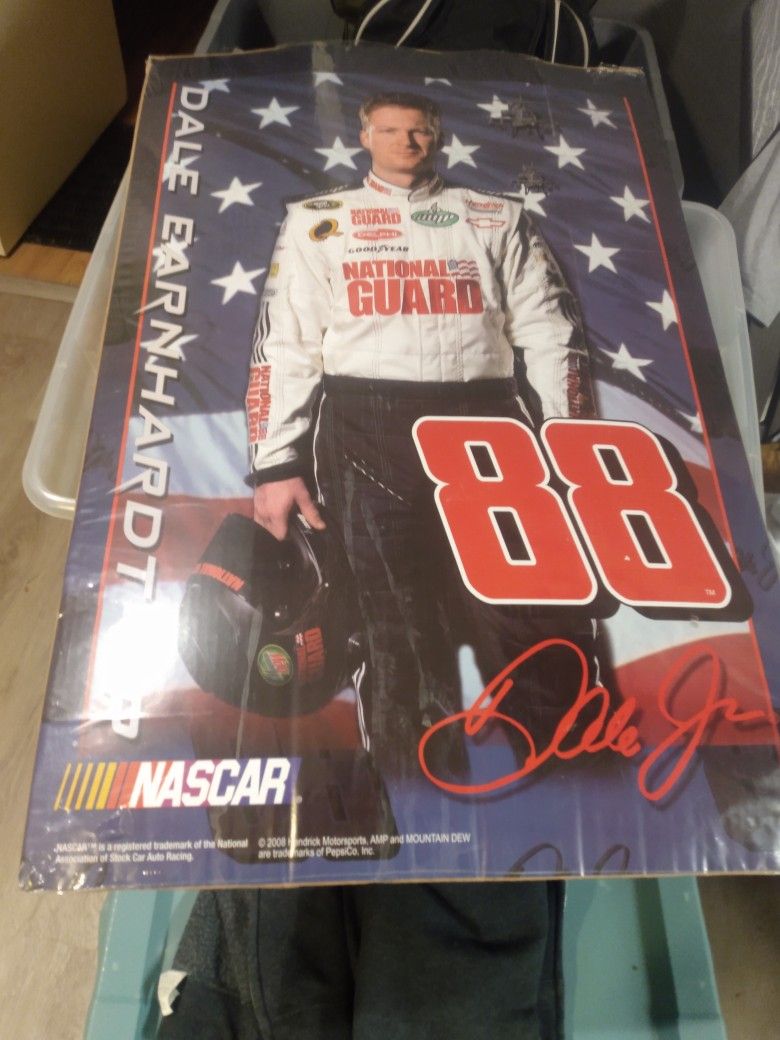 NEW Vintage Dale Earnhardt Jr Poster 30x20