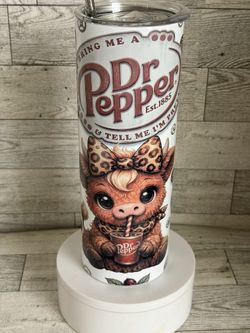 Dr. pepper inspired 20oz Stainless Steel Tumbler