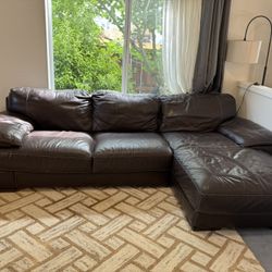 Leather Couch 