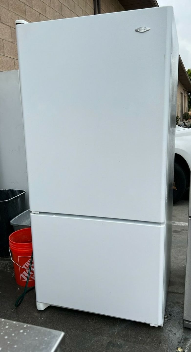 Maytag Bottom Freezer  White Refrigerator
