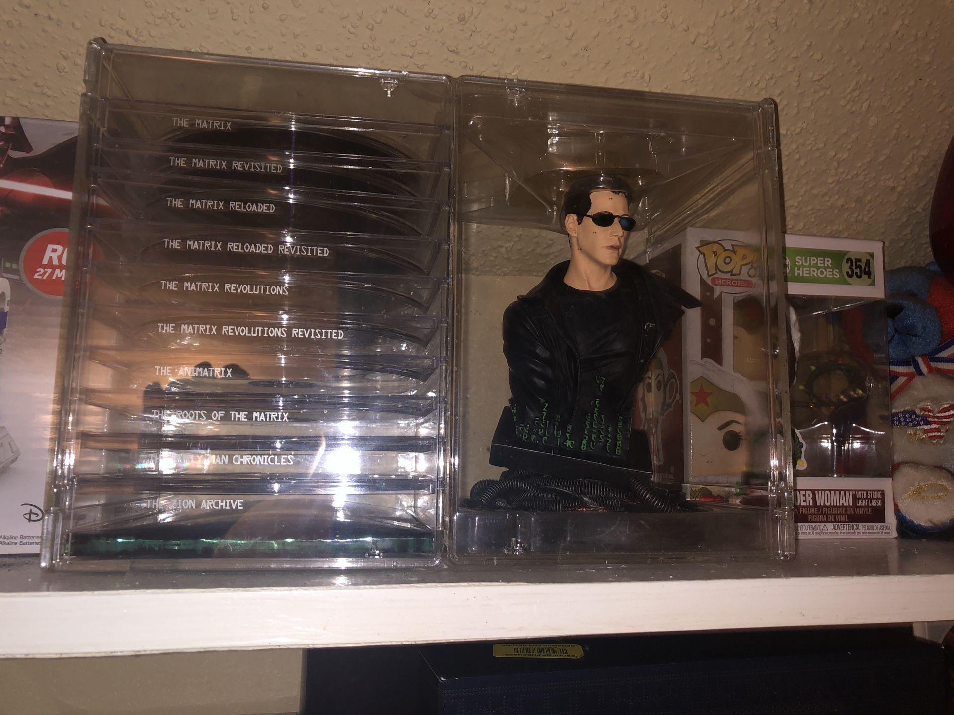 The Matrix Collection With Statue