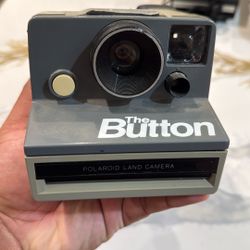 Vintage Polaroid The Button Instant Camera