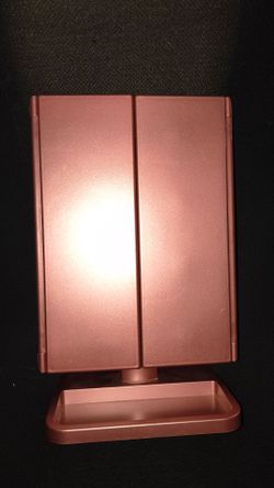 LED Vanity Rose Gold Makeup Mirror