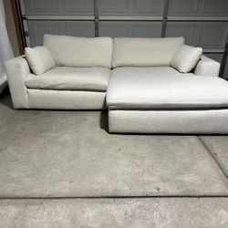 Down-Filled Sectional Couch *Free Delivery* 