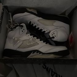 Jordan 5 White Black