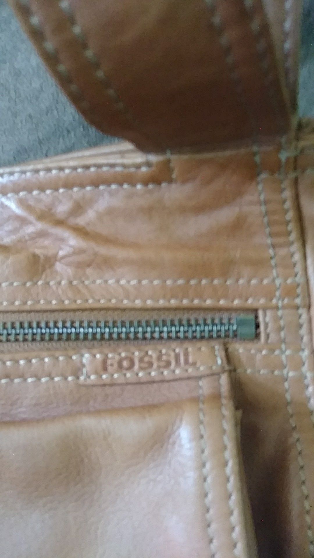 Fossil leather purse