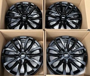 22” Cadillac Escalade GM Gloss black wheels rims NEW