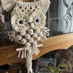 hand made owl decoration ! 