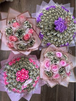Money flower bouquet