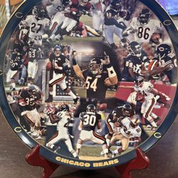 2001 Chicago Bears Danbury Mint plate