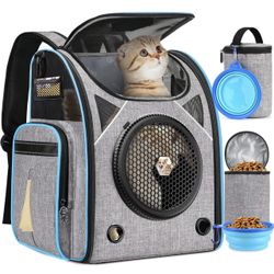 Cat Backpack Carrier Set, Hold Pets Up to 18 Lbs
