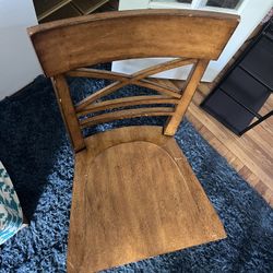 Solid wood desk/dining chair