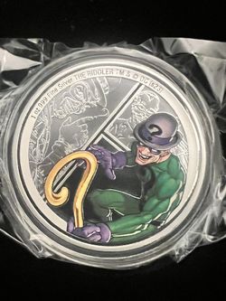 2023 NIU DC The RIDDLER 1oz Silver coin