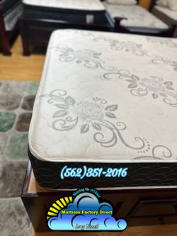 Queen deluxe mattress and Boxspring bed set new Colchon y tambor nuevo new