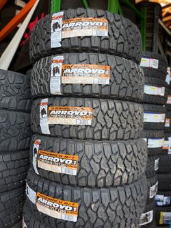 275/65/18 RT Arroyo aggressive tires mounted and balanced included