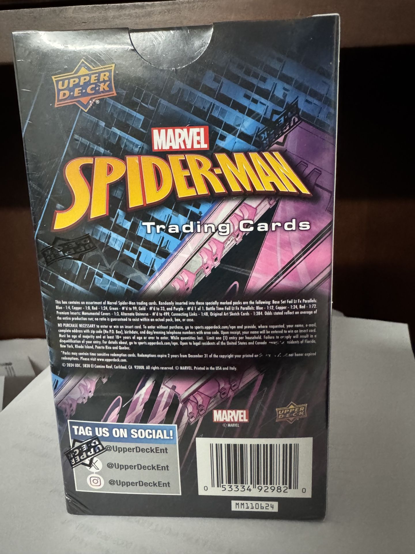 2024 Marvel Spider-Man Upper Deck Trading Cards