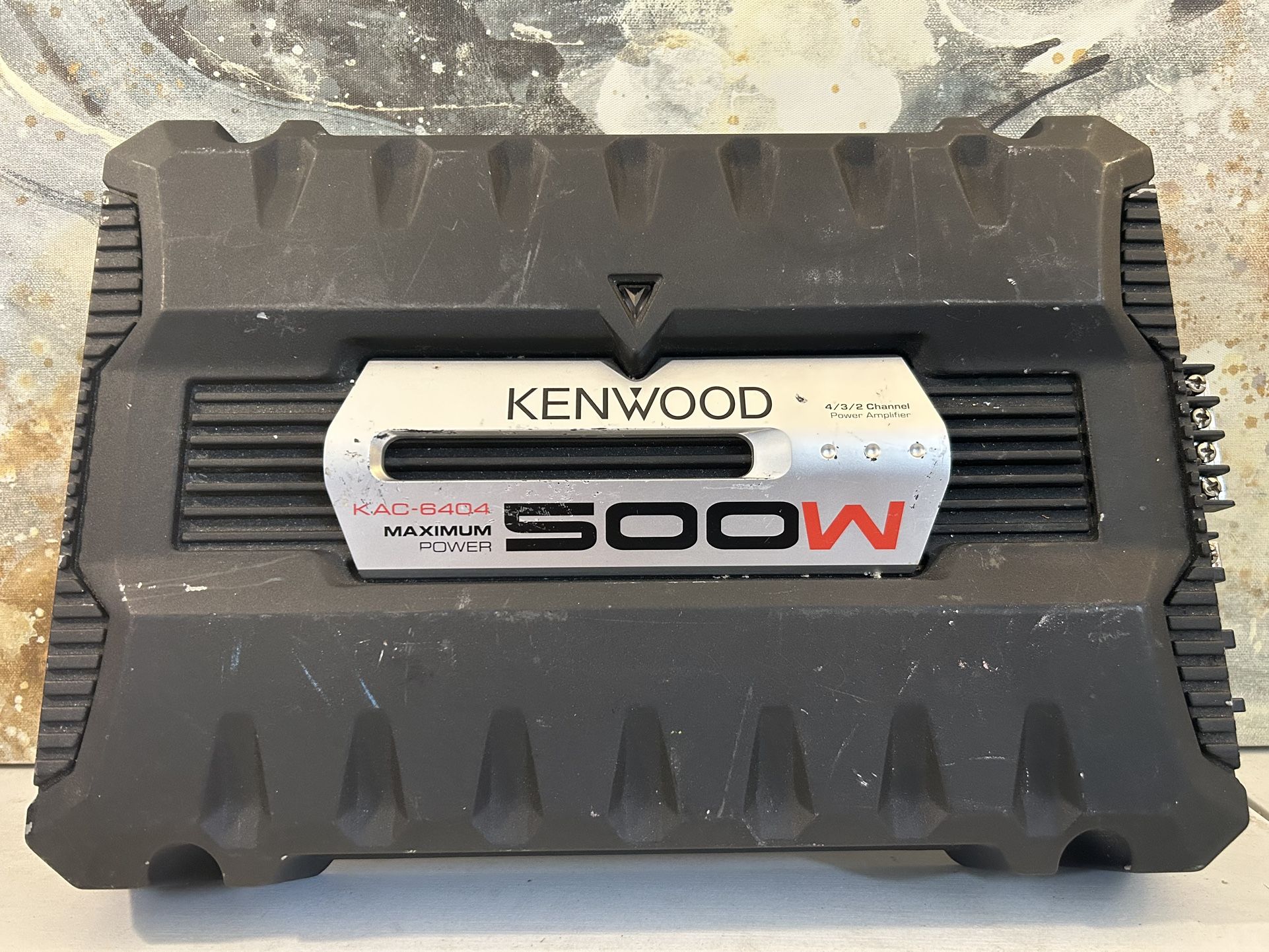 Kenwood KAC-6404 500 Watt Max Power 4/3/2 Channel Car Stereo Power Amplifier