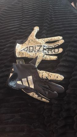 adizero football gloves size medium