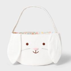 Novelty Fabric Bunny Decorative Easter Basket Jumbo