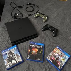 1TB PS4 plus 3 games