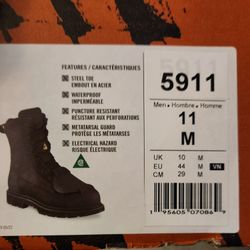 Steel Toe,puncture Resistant, Water Resistant  Boots