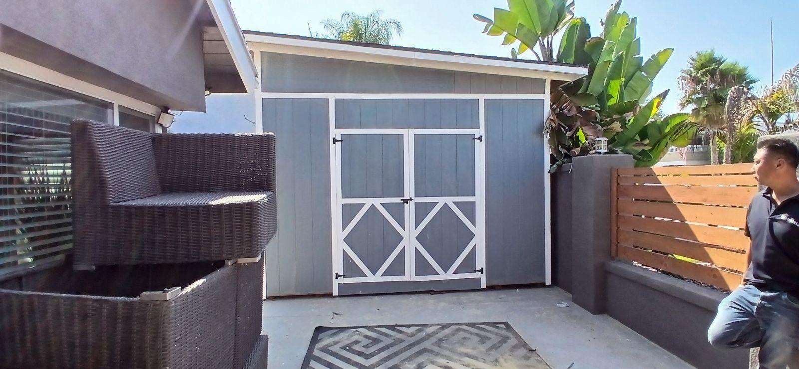 10x10x10 Lean To Shed