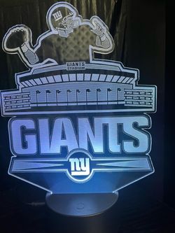 NY Giants football led lamp