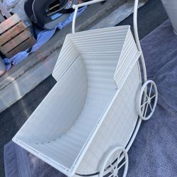 Rustic White Stroller 