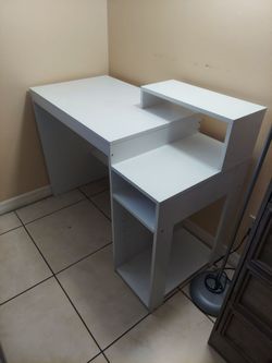 White desk