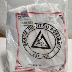 Gracie Jiu Jitsu GI Toddler Size T3 White Brand New