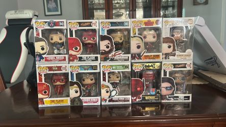 Funko pops, mostly dc