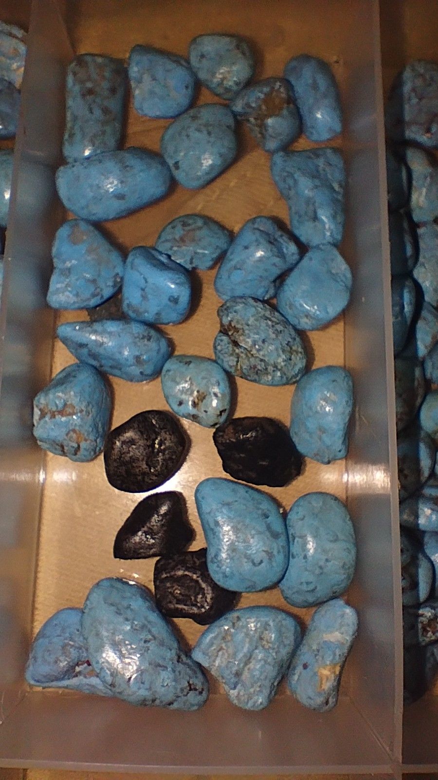 High Quality Sky Blue Spiderweb Turquoise & Black Turquoise Lot #4