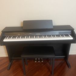 Casio AP250 Celviano 88-Key Digital Piano bundle with Bench - $500 (Tampa Downtown Harbour Island)