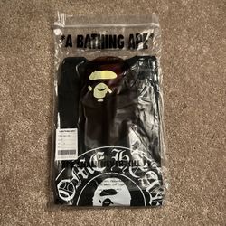 Chrome Hearts x Bape Black Tee