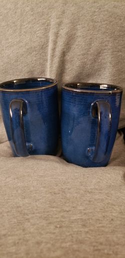 Blue Jeans Coffee Mugs.... 3 Mugs + 1 Sugar/Creamer PICK UP NORTHERN & 51st Ave