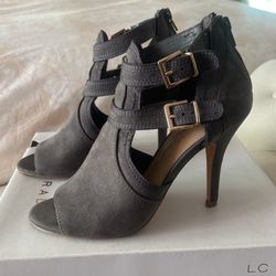 Beautiful Grey Booties