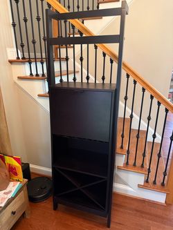 Crate and Barrel Wine Cabinet and Shelves