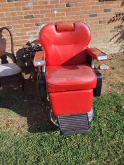 Vintage barber chair