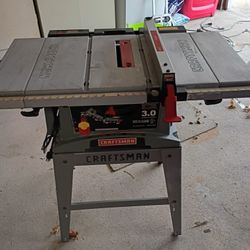 Craftsman Table Saw 3.0 Horsepower Needs A Blade 175 Or Best Offer