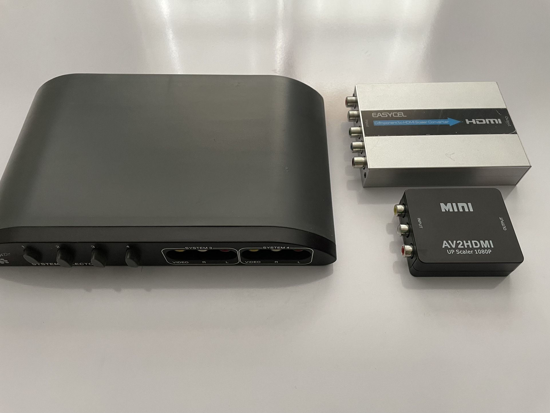 HDMI Video Converter or Splitter Boxes Cords included