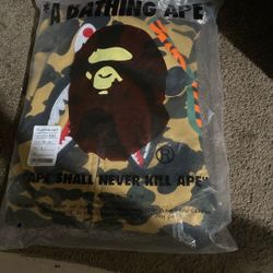 Bape Hoodie Yellow