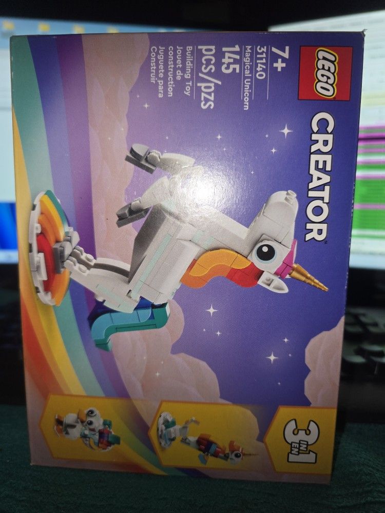 🎆LEGO MAGICAL UNICORN 3 IN 1 SET 