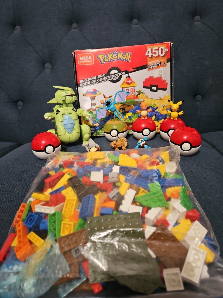 Pokemon Mega Construx Lego parts