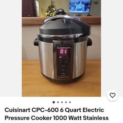Cuisinart 6 Quart Pressure Cooker 