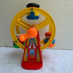 Vintage Fisher Price Chunky Little People Ferris Wheel Retro Toy - 1993