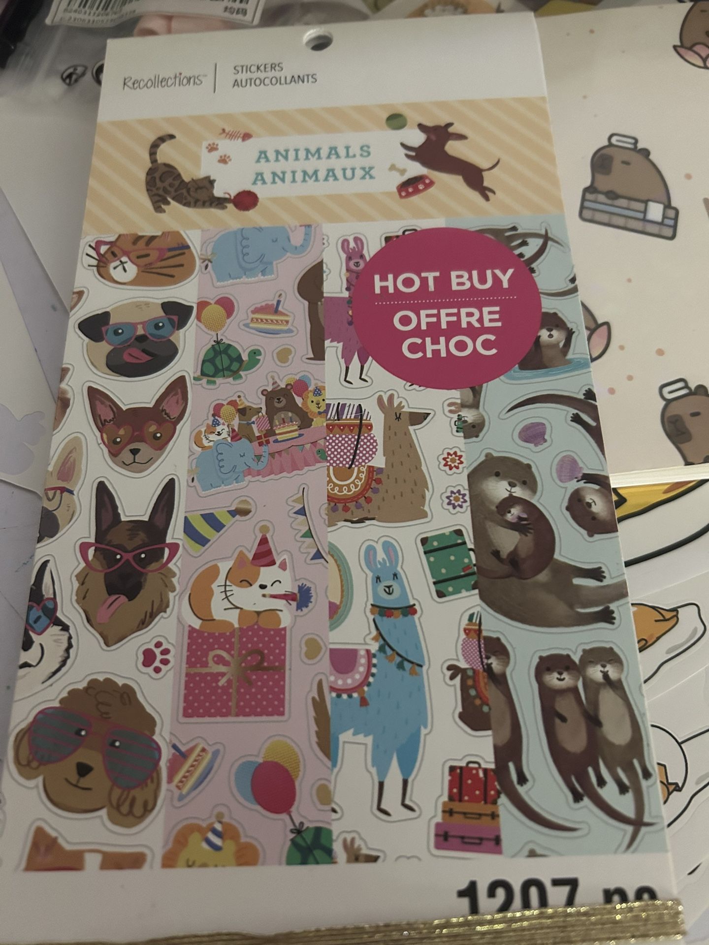 Happy Planner Animal Sticker Book