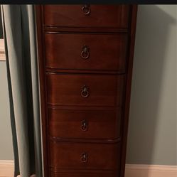Mahogany Dresser, Mahogany Tall Dresser And 2 Night Tables