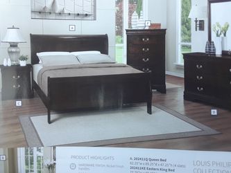4 piece queen bedroom set queen bed frame dresser mirror and nightstand